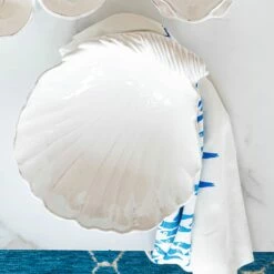 Best reviews of 🔔 VIETRI Acquatico White Large Clam Shell 🔔 -Tabletop Elegant shop ACU 2632C 2100 web3