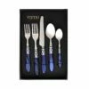 Discount ✨ VIETRI Aladdin Brilliant Blue Five-Piece Place Setting – Set of 4 😍