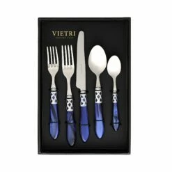 Discount ✨ VIETRI Aladdin Brilliant Blue Five-Piece Place Setting – Set of 4 😍