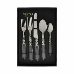 Top 10 ⌛ VIETRI Aladdin Antique Clear Five-Piece Place Setting – Set of 4 💯