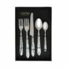 Brand new ❤️ VIETRI Aladdin Brilliant Light Gray Five-Piece Place Setting – Set of 4 😀