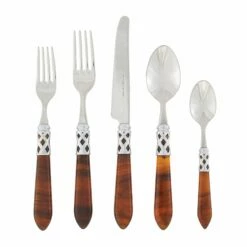 Cheapest 👍 VIETRI Aladdin Brilliant Tortoiseshell Five-piece Place Setting 👏