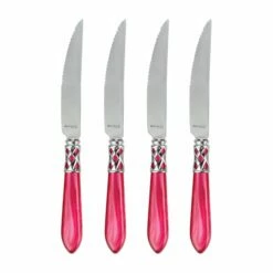 Deals 🎉 VIETRI Aladdin Brilliant Steak Knives - Set of 4 😉