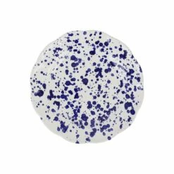 New 🛒 VIETRI Amalfitana Cobalt Splatter Salad Plate 👍