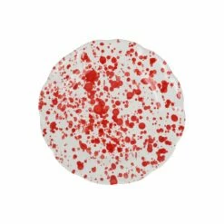 Discount 🔥 VIETRI Amalfitana Red Splatter Salad Plate ⌛