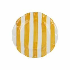 Deals ✨ VIETRI Amalfitana Yellow Stripe Salad Plate ✨