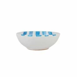 Wholesale ⌛ VIETRI Amalfitana Aqua Stripe Cereal Bowl ⌛