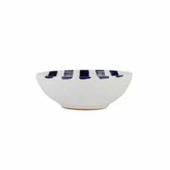 Wholesale ⌛ VIETRI Amalfitana Cobalt Stripe Cereal Bowl 🎉