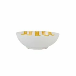 Cheapest 😀 VIETRI Amalfitana Yellow Stripe Cereal Bowl 👏