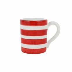 Promo 👏 VIETRI Amalfitana Red Stripe Mug 👏