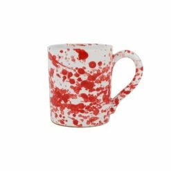 Hot Sale 👍 VIETRI Amalfitana Red Splatter Mug 💯