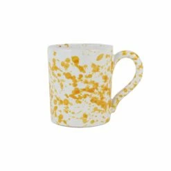 Deals 🎁 VIETRI Amalfitana Yellow Splatter Mug ✨