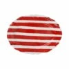 Hot Sale ✨ VIETRI Amalfitana Red Stripe Oval Platter 🧨