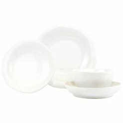 Deals 😉 VIETRI Aurora Snow Four-Piece Place Setting ⌛