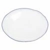 Buy 🥰 VIETRI Aurora Edge Large Oval Platter 😀