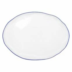 Buy 🥰 VIETRI Aurora Edge Large Oval Platter 😀