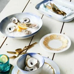 Promo 💯 VIETRI Aurora Snow Salad Plate 🧨 -Tabletop Elegant shop AOR O1101 LSALT 1 8056bcd5 4df1 4837 b6b4 4b4fd579e06b