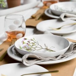 Best reviews of ⭐ VIETRI Aurora Snow Pasta Bowl 🌟 -Tabletop Elegant shop AOR S1104 2100 web4