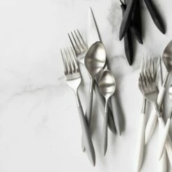 New ⌛ VIETRI Ares Argento & Light Gray Five-Piece Place Setting 🎉 -Tabletop Elegant shop ARS 9800SLG 2100 web3