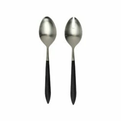 Wholesale 🔔 VIETRI Ares Argento & Black Salad Serving Set 👏