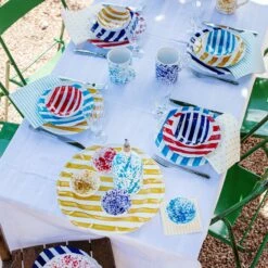 Budget ๐ VIETRI Amalfitana Cobalt Stripe Dinner Plate ๐ 7 Budget ๐ VIETRI Amalfitana Cobalt Stripe Dinner Plate ๐ -Tabletop Elegant shop Amalfitana Multi Decide 9c46a036 a982 45ed 998c bd1533620d5a