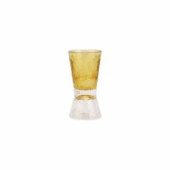 Brand new 😉 VIETRI Barocco Amber Liquor Glass 🔔
