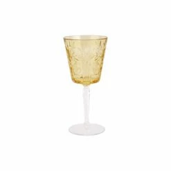 Cheapest 😍 VIETRI Barocco Amber Wine Glass 🧨
