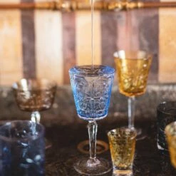 Outlet 😉 VIETRI Barocco Cobalt Wine Glass ⭐ -Tabletop Elegant shop BCO 8820C 3