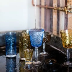 Outlet 😉 VIETRI Barocco Cobalt Wine Glass ⭐ -Tabletop Elegant shop BCO 8820C 5