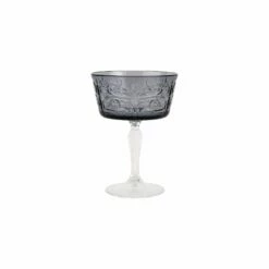 Wholesale 🎉 VIETRI Barocco Smoke Coupe Champagne Glass 🛒