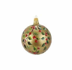 Wholesale ✔️ VIETRI Cranberry Glass Ornament 🌟