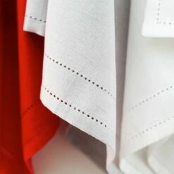 Coupon 😍 VIETRI Cotone Linens Napkins with Double Stitching - Set of 4 👍 -Tabletop Elegant shop COT I007001 LSALT 5