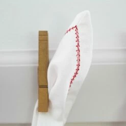 Flash Sale 👍 VIETRI Cotone Linens Ivory Napkins with Stitching - Set of 4 🤩 -Tabletop Elegant shop COT R007003 LSALT 2