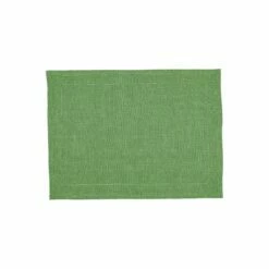 Best Sale 🎁 VIETRI Cotone Linens Sage Placemats with Double Stitching - Set of 4 💯