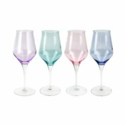 Best Pirce ✔️ VIETRI Contessa Assorted Water Glasses - Set of 4 ⭐