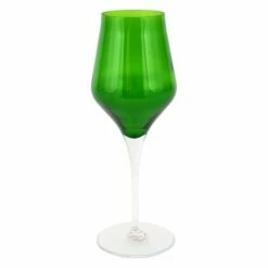 Discount ✔️ VIETRI Contessa Emerald Wine Glass ✨