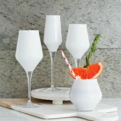 Budget ๐ VIETRI Contessa Champagne Glass ๐ 11 Budget ๐ VIETRI Contessa Champagne Glass ๐ -Tabletop Elegant shop CTA W8850 LSALT 1