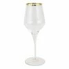 Promo 🛒 VIETRI Contessa Gold Wine Glass 🥰