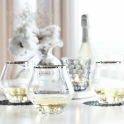 Best deal 🛒 VIETRI Contessa Platinum Stemless Wine Glass 🔥 -Tabletop Elegant shop CTP 8821 4