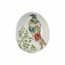 Brand new ⌛ VIETRI Fauna Pheasants Oval Pasta Bowl ❤️