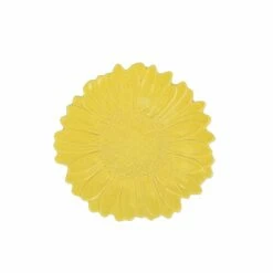 Promo ⭐ VIETRI Fiori di Campo Yellow Daisy Salad Plate 🔔