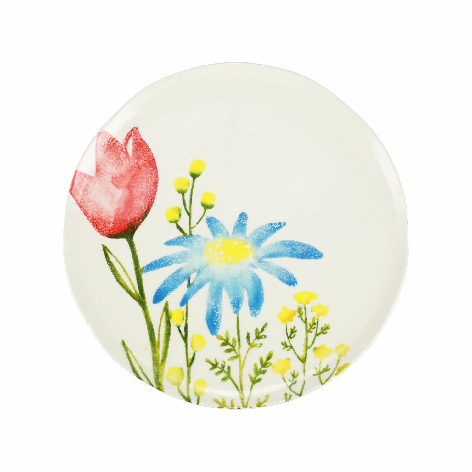 Brand new ⌛ VIETRI Fiori di Campo Tulip & Daisy Dinner Plate 🛒 1 Brand new ⌛ VIETRI Fiori di Campo Tulip & Daisy Dinner Plate 🛒