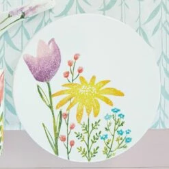 Brand new 🛒 VIETRI Fiori di Campo Cake Stand ✔️ -Tabletop Elegant shop FDC 9773 4