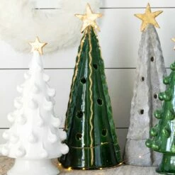 Coupon ✔️ VIETRI Foresta Green Large Tree with Ribbon & Gold Star 🥰 7 Coupon ✔️ VIETRI Foresta Green Large Tree with Ribbon & Gold Star 🥰 -Tabletop Elegant shop FRB 7711GR 4