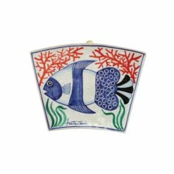 New 🛒 VIETRI First Stones Fish Wall Plaque 😍