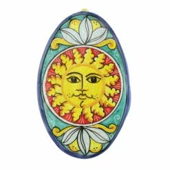 New 👏 VIETRI First Stones Sun Oval Wall Plaque 👏