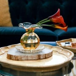 Buy ⭐ VIETRI Florentine Wooden Accessories Gold Large Oval Tray 🛒 -Tabletop Elegant shop FWD 6211 LSALT 7