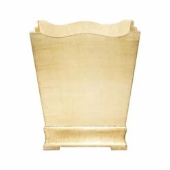 Wholesale 😍 VIETRI Florentine Wooden Accessories Gold Waste Basket 🔥
