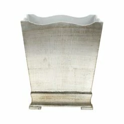 Budget 🎉 VIETRI Florentine Wooden Accessories Platinum Waste Basket 👍