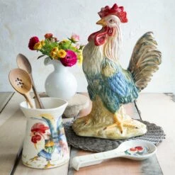 Promo ✔️ VIETRI Gallo Spoon Rest 😉 -Tabletop Elegant shop GLN 7879 3